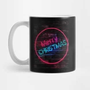 Merry Christmas NEON Mug